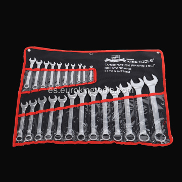 23 piezas Conjunto de llave combinada de acero CR-V